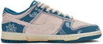 Order Sepatu Custom Nike Dunk Low 'Denim Paisley Pink Biru' DV0834-101(TeamR-迷情腰果花S-BOX)