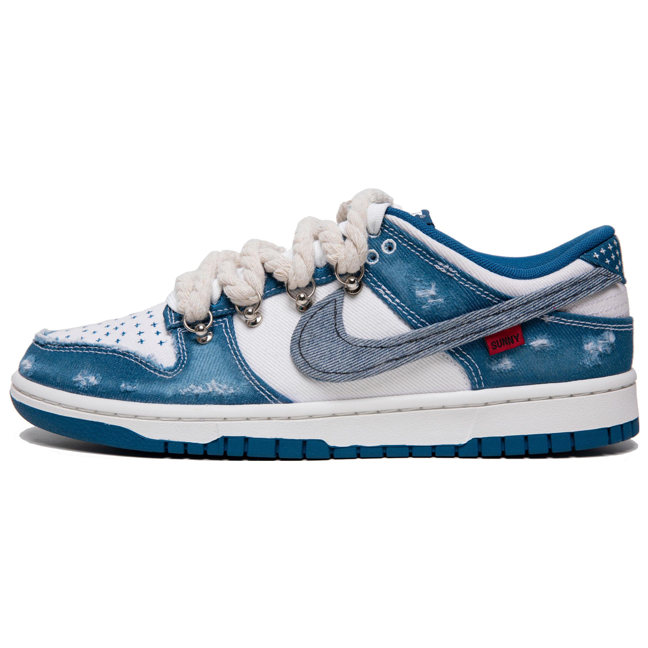 Buy Zapatillas Nike Dunk Low 'Denim Patchwork - Azul Industrial' DV0834-101(Team61-牛仔做旧S-BOX)