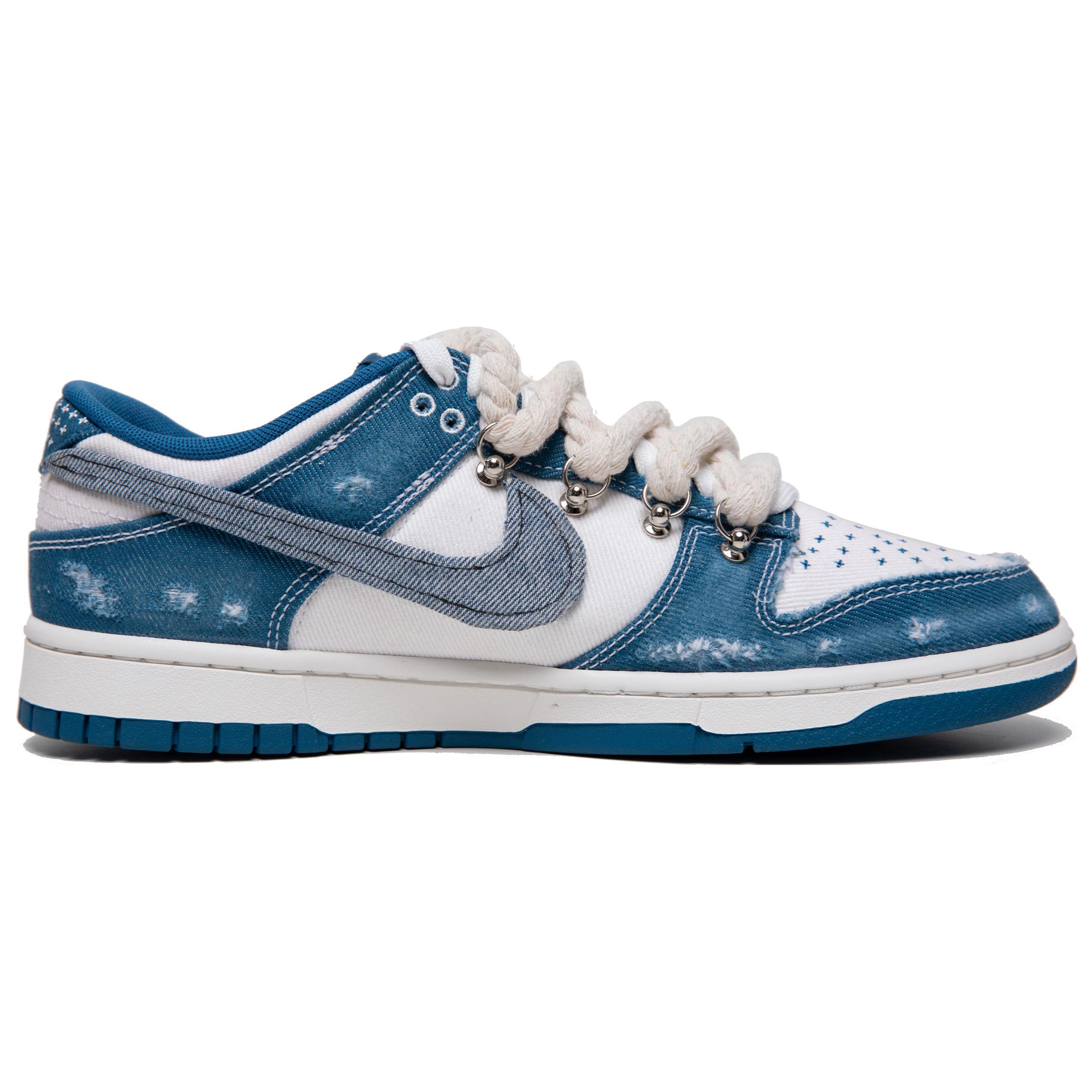 Order Zapatillas Nike Dunk Low 'Denim Patchwork - Azul Industrial' DV0834-101(Team61-牛仔做旧S-BOX)
