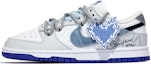Order 나이키 덩크 로우 '데님 패치워크 블루 화이트' (커스텀) DH9765-105(Team31-女款爱如冥火)