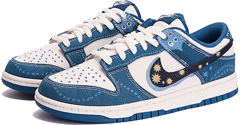 Zapatillas Nike Dunk Low 'Denim Estrellado Doble Swoosh' DV0834-101(TeamThree-男款繁星-蓝白) Lookbook Zapatillas Nike Dunk Low 'Denim Estrellado Doble Swoosh' DV0834-101(TeamThree-男款繁星-蓝白)