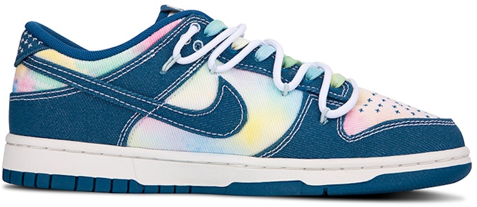 나이키 덩크 로우 "데님 타이다이 블루핑크" (커스텀) DV0834-101(TeamF-蓝牛仔扎染) Order 나이키 덩크 로우 "데님 타이다이 블루핑크" (커스텀) DV0834-101(TeamF-蓝牛仔扎染)