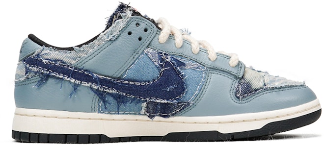 【訂製球鞋】Nike Dunk Low 牛仔系列 丹寧水洗做舊 百家布高級拼接 手縫 小眾 低幫 板鞋 男款 藍色 Lookbook 【訂製球鞋】Nike Dunk Low 牛仔系列 丹寧水洗做舊 百家布高級拼接 手縫 小眾 低幫 板鞋 男款 藍色