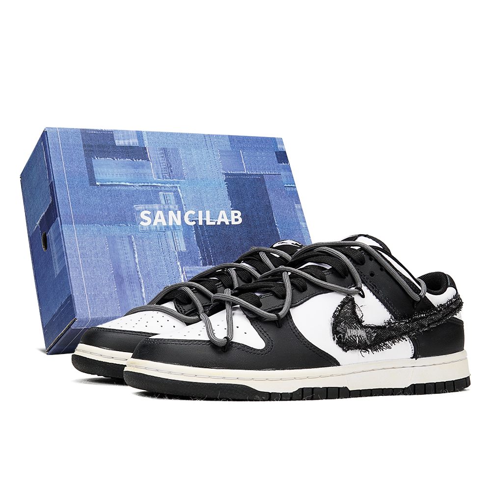 Buy 【定制鞋款】耐克Dunk低帮'牛仔水洗熊猫' DD1391-100(Teamp-丹宁熊猫刮刮乐）