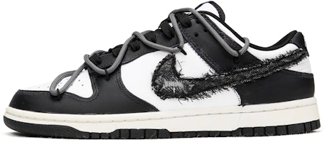 【客製化球鞋】 Nike Dunk Low 牛仔系列 丹寧水洗 做舊 熊貓 低幫 板鞋 男款 黑色 Order 【客製化球鞋】 Nike Dunk Low 牛仔系列 丹寧水洗 做舊 熊貓 低幫 板鞋 男款 黑色