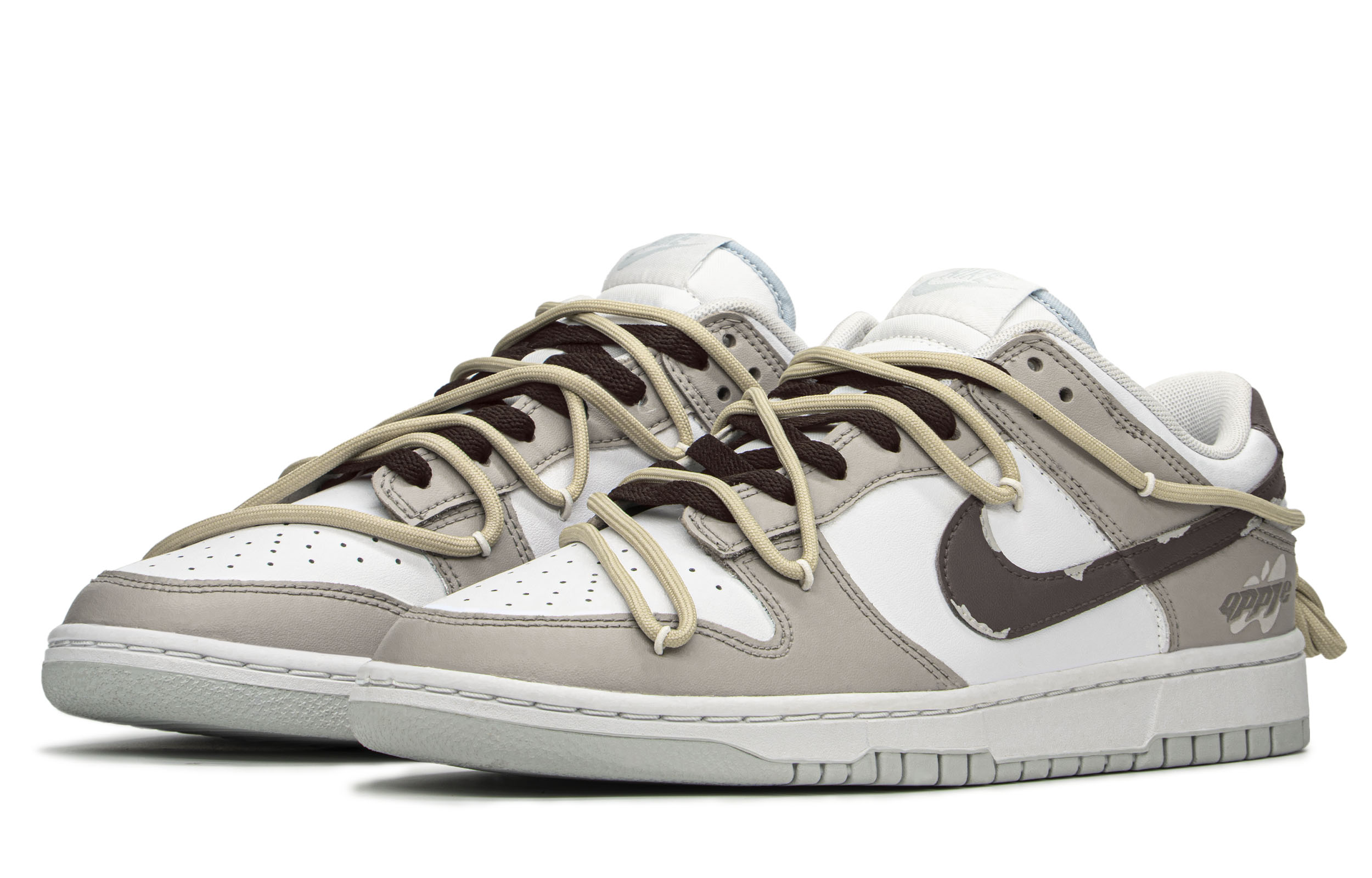 Lookbook [Sepatu Kustom] Nike Dunk Low 'Desert Apple' Sneakers DV0831-101(TeamA-沙漠苹果S-BOX)