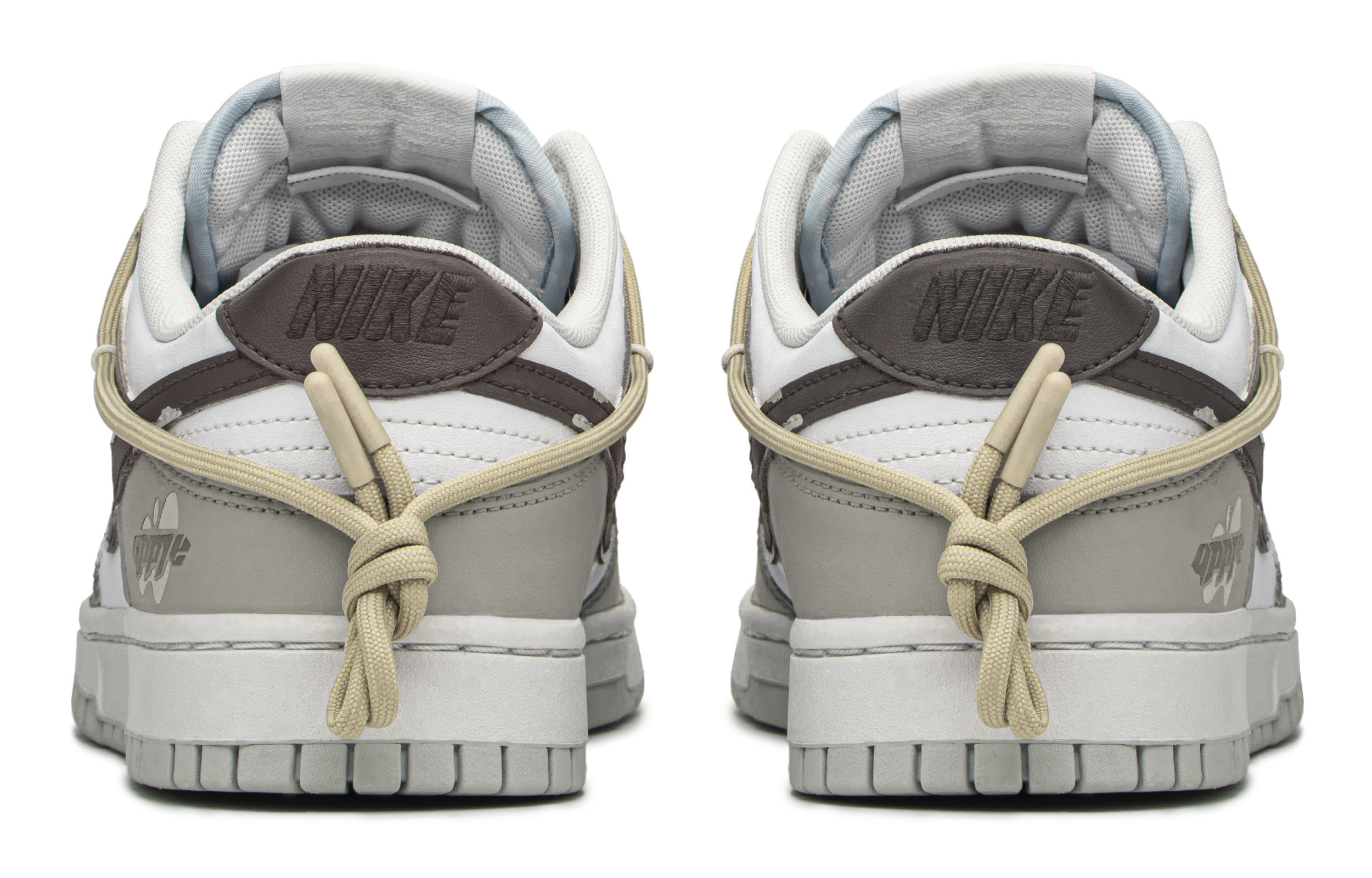 Shop [Sepatu Kustom] Nike Dunk Low 'Desert Apple' Sneakers DV0831-101(TeamA-沙漠苹果S-BOX)