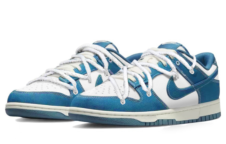 Lookbook Nike Dunk Low "Cowboy Azul" (Personalizadas) DV0834-101(TeamY-男款沙漠牛仔工业蓝)