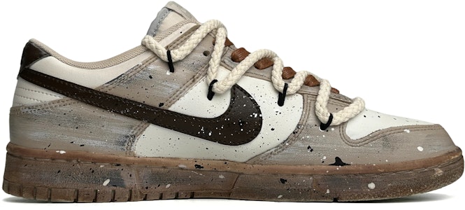 나이키 덩크 로우 '사막 고스 스플래터 잉크' (커스텀) DV0831-101(Team87-荒漠哥特男款灰棕) Order 나이키 덩크 로우 '사막 고스 스플래터 잉크' (커스텀) DV0831-101(Team87-荒漠哥特男款灰棕)