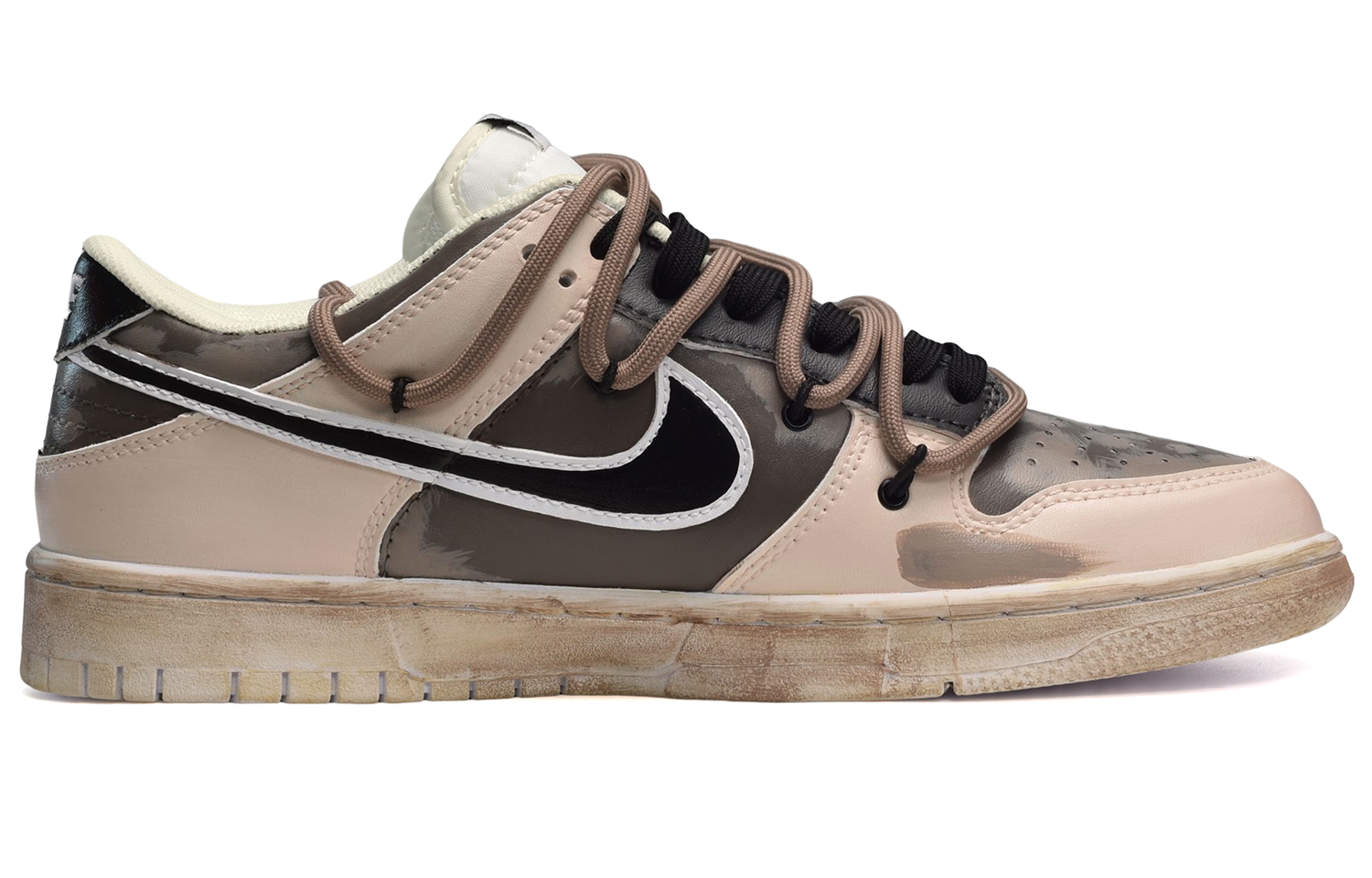 Order [Sepatu Custom] Nike Dunk Low 'Desert Gothic' DJ6188-100(TeamE-男款荒漠旧土棕灰)