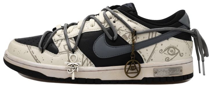 custom-shoes-nike-dunk-low-desert-graffiti-black-grey