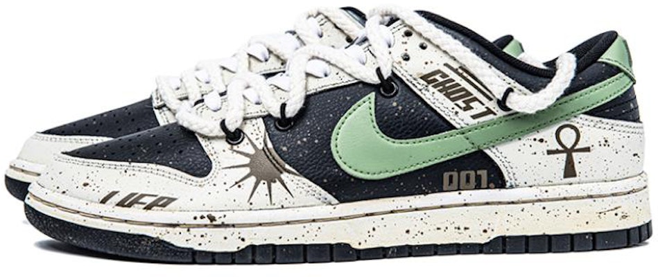 나이키 덩크 로우 '사막 오아시스' (화이트/블랙) DJ6188-002(Team1-男款沙漠绿洲) Lookbook 나이키 덩크 로우 '사막 오아시스' (화이트/블랙) DJ6188-002(Team1-男款沙漠绿洲)