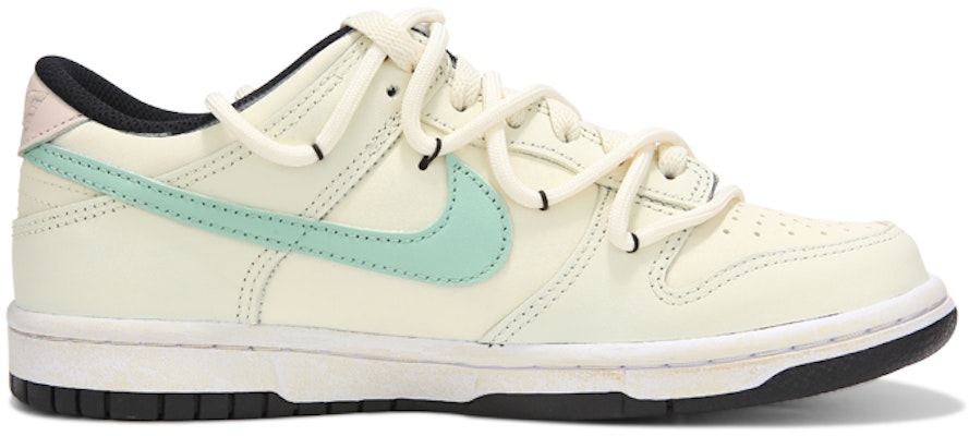 【カスタムシューズ】ナイキ ダンク ロー 'デザートオキシダイズド' CW1590-100(Teamfour-女款米黄绿双钩) Order 【カスタムシューズ】ナイキ ダンク ロー 'デザートオキシダイズド' CW1590-100(Teamfour-女款米黄绿双钩)