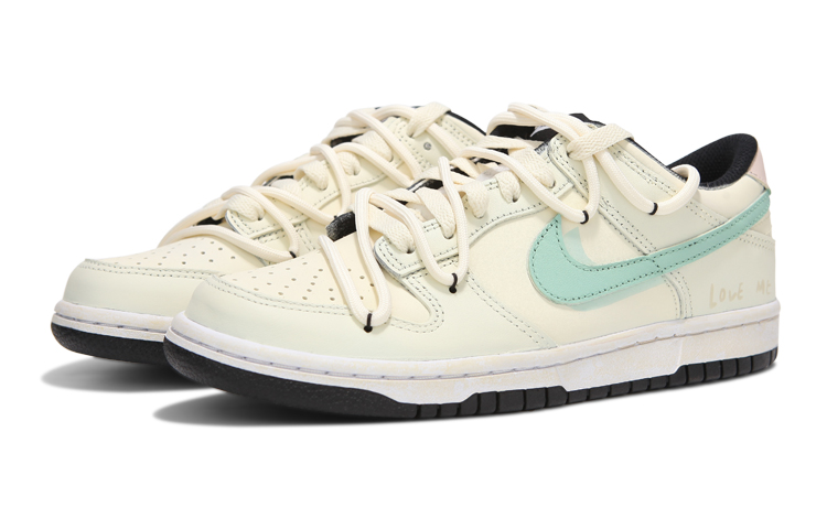 Lookbook 【カスタムシューズ】ナイキ ダンク ロー 'デザートオキシダイズド' CW1590-100(Teamfour-女款米黄绿双钩)