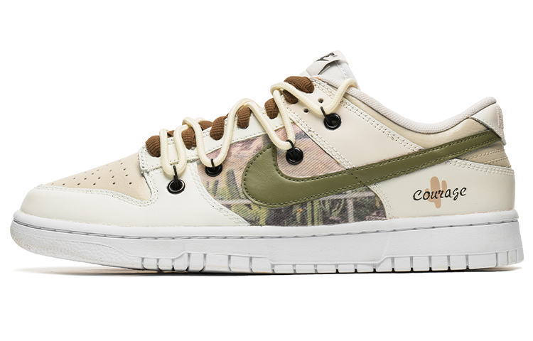 Buy [Zapatos Personalizados] Nike Dunk Low 'Reino Desierto Deconstruido' DJ6188-101(TeamB-米褐解构)