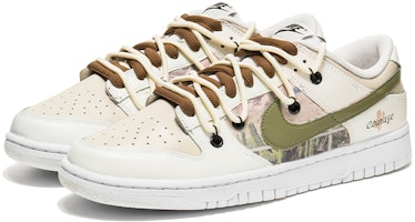 나이키 덩크 로우 '사막의 속삭임' (커스텀) DJ6188-101(TeamB-米褐解构) Lookbook 나이키 덩크 로우 '사막의 속삭임' (커스텀) DJ6188-101(TeamB-米褐解构)