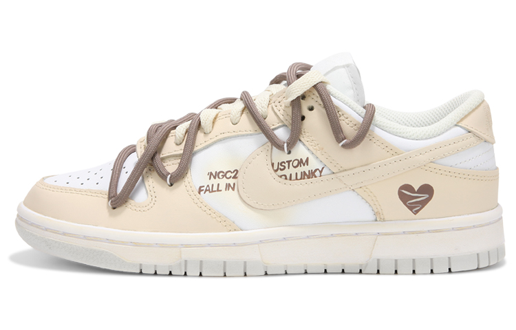 Buy [Kasut Tersuai] Nike Dunk Low 'Desert Sand Oxidized Heartbeat' DV0831-101(Team24-男款米黄爱心)