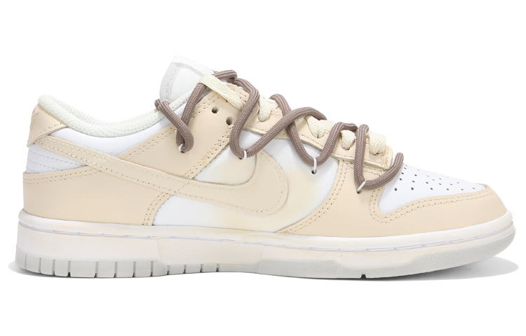 Order [Kasut Tersuai] Nike Dunk Low 'Desert Sand Oxidized Heartbeat' DV0831-101(Team24-男款米黄爱心)