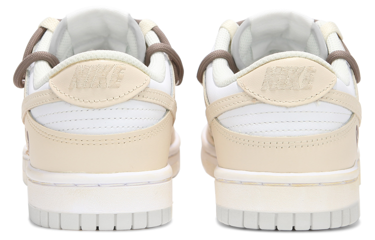 Shop [Kasut Tersuai] Nike Dunk Low 'Desert Sand Oxidized Heartbeat' DV0831-101(Team24-男款米黄爱心)