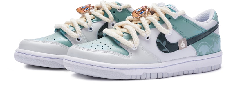 나이키 덩크 로우 '무인도 블루그린' (커스텀) FD1232-002(TeamR-无人岛蓝绿S-BOX) Lookbook 나이키 덩크 로우 '무인도 블루그린' (커스텀) FD1232-002(TeamR-无人岛蓝绿S-BOX)