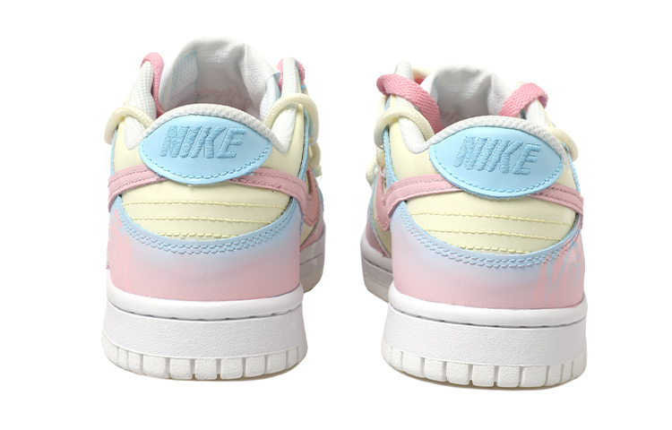 Details for [Sneakers Kustom] Nike Dunk Low 'Dip-Dye Gradasi Rose Tali Dekonstruksi - Biru Muda Pink' DH9765-100(Team拾玖-玫瑰花S-BOX)