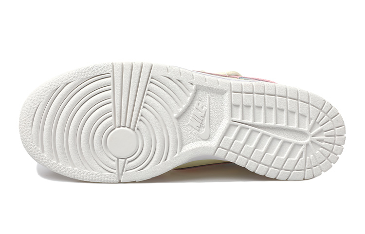 Sizing [Sneakers Kustom] Nike Dunk Low 'Dip-Dye Gradasi Rose Tali Dekonstruksi - Biru Muda Pink' DH9765-100(Team拾玖-玫瑰花S-BOX)