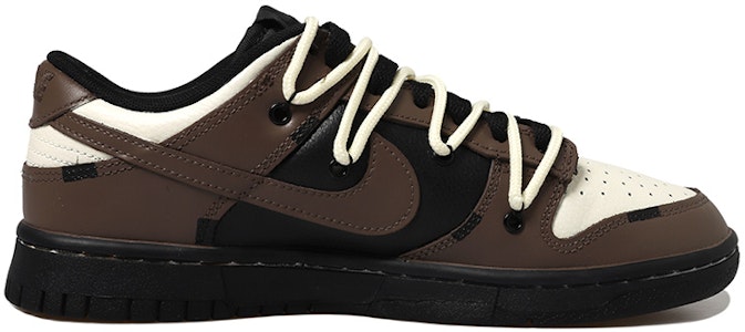 나이키 덩크 로우 '빈티지 블랙 브라운 크림' (커스텀) DJ6188-002(Team拾玖-黑棕爱心男S-BOX) Order 나이키 덩크 로우 '빈티지 블랙 브라운 크림' (커스텀) DJ6188-002(Team拾玖-黑棕爱心男S-BOX)