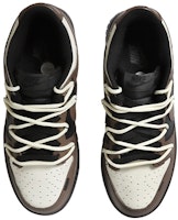 【定制球鞋】Nike Dunk Low 做舊Vibe風 愛心 復古 字體 解構風 低幫 板鞋 男款 黑棕米 Shop 【定制球鞋】Nike Dunk Low 做舊Vibe風 愛心 復古 字體 解構風 低幫 板鞋 男款 黑棕米