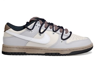 【客製化球鞋】Nike Dunk Low 仿舊 焦糖奶灰 字體 解構風 潮流復古 低筒 休閒鞋 男款 灰色 米色 棕色 Order 【客製化球鞋】Nike Dunk Low 仿舊 焦糖奶灰 字體 解構風 潮流復古 低筒 休閒鞋 男款 灰色 米色 棕色