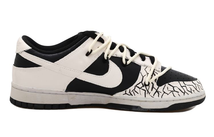 Order [Kasut Custom] Nike Dunk Low 'Bercela Mengurai Patch - Lari' DD1391-100(Team拾玖-爆裂纹男S-BOX）