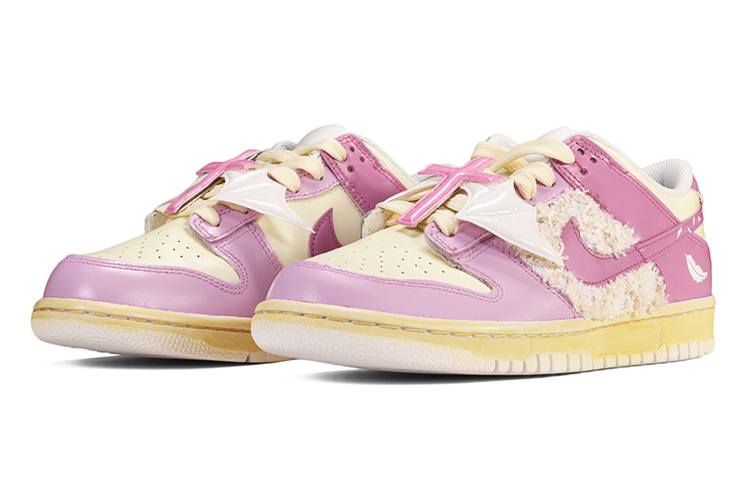 Lookbook 나이키 덩크 로우 '퍼플베이지 깃털 크로스' (커스텀) DH9765-100(TeamE-女款羽毛十字架紫色)