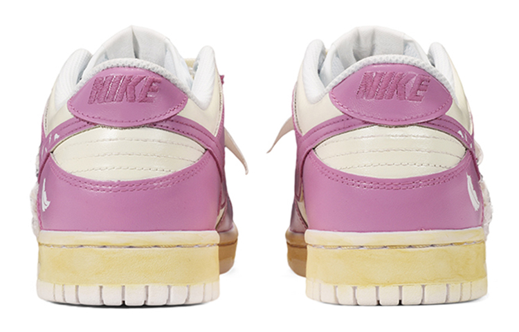 Purchase 나이키 덩크 로우 '퍼플베이지 깃털 크로스' (커스텀) DH9765-100(TeamE-女款羽毛十字架紫色)
