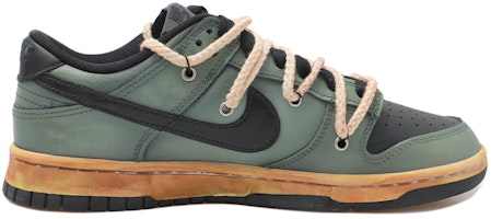 【訂製球鞋】Nike Dunk Low 解構風 復古 做舊 Vibe風 墨綠 漸變 骷髏 低幫 板鞋 男款 綠黑 Lookbook 【訂製球鞋】Nike Dunk Low 解構風 復古 做舊 Vibe風 墨綠 漸變 骷髏 低幫 板鞋 男款 綠黑