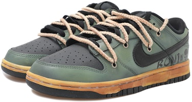【訂製球鞋】Nike Dunk Low 解構風 復古 做舊 Vibe風 墨綠 漸變 骷髏 低幫 板鞋 男款 綠黑 Shop 【訂製球鞋】Nike Dunk Low 解構風 復古 做舊 Vibe風 墨綠 漸變 骷髏 低幫 板鞋 男款 綠黑