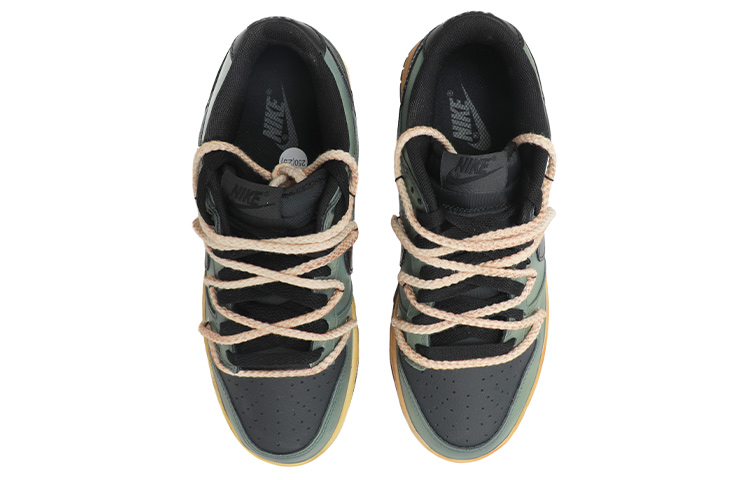 Purchase [Shoes Custom] Nike Dunk Low 'Distressed Green Gradient Skull' DD1391-100(Team拾玖-复古做旧绿男)