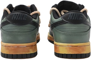 【訂製球鞋】Nike Dunk Low 解構風 復古 做舊 Vibe風 墨綠 漸變 骷髏 低幫 板鞋 男款 綠黑 Details for 【訂製球鞋】Nike Dunk Low 解構風 復古 做舊 Vibe風 墨綠 漸變 骷髏 低幫 板鞋 男款 綠黑