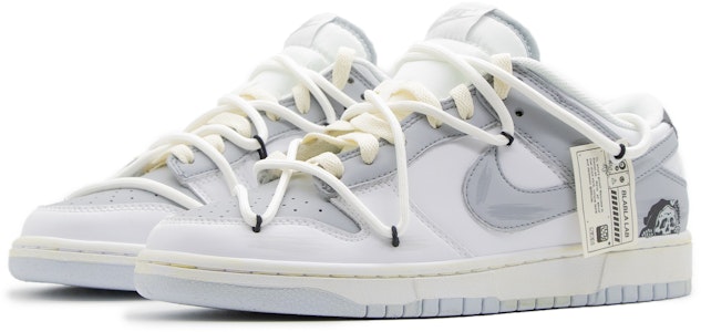 나이키 덩크 로우 '빈티지 그레이-화이트' (커스텀) DH9765-102(Team57-女款至死不渝) Lookbook 나이키 덩크 로우 '빈티지 그레이-화이트' (커스텀) DH9765-102(Team57-女款至死不渝)