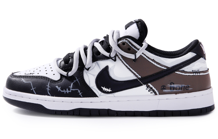 Buy 【訂製球鞋】 Nike Dunk Low 破壞摩卡 復古做舊 簡約百搭 輕便 低筒 滑板鞋 男款 黑棕