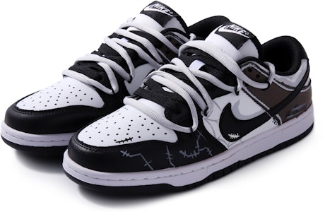 【訂製球鞋】 Nike Dunk Low 破壞摩卡 復古做舊 簡約百搭 輕便 低筒 滑板鞋 男款 黑棕 Lookbook 【訂製球鞋】 Nike Dunk Low 破壞摩卡 復古做舊 簡約百搭 輕便 低筒 滑板鞋 男款 黑棕