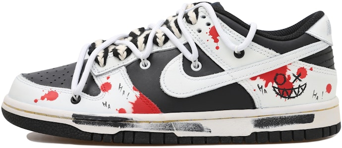 【定製球鞋】 Nike Dunk Low Vibe復古風 反轉熊貓 低筒 跑鞋 男女款 黑白 Buy 【定製球鞋】 Nike Dunk Low Vibe復古風 反轉熊貓 低筒 跑鞋 男女款 黑白