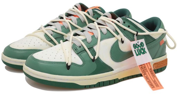 Nike Dunk Low Deconstruidas Blancas/Verdes DD1391-300(Team拾玖-风绿贴布男S-BOX) Lookbook Nike Dunk Low Deconstruidas Blancas/Verdes DD1391-300(Team拾玖-风绿贴布男S-BOX)