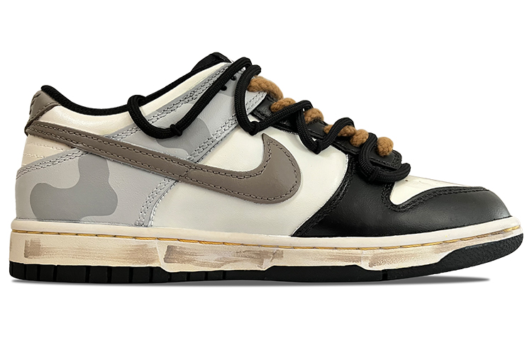 Lookbook 나이키 덩크 로우 '빈티지 스트릿룩 - 라이트 그레이' (59 characters) DD1391-100(Team114﹣男款废土街头）