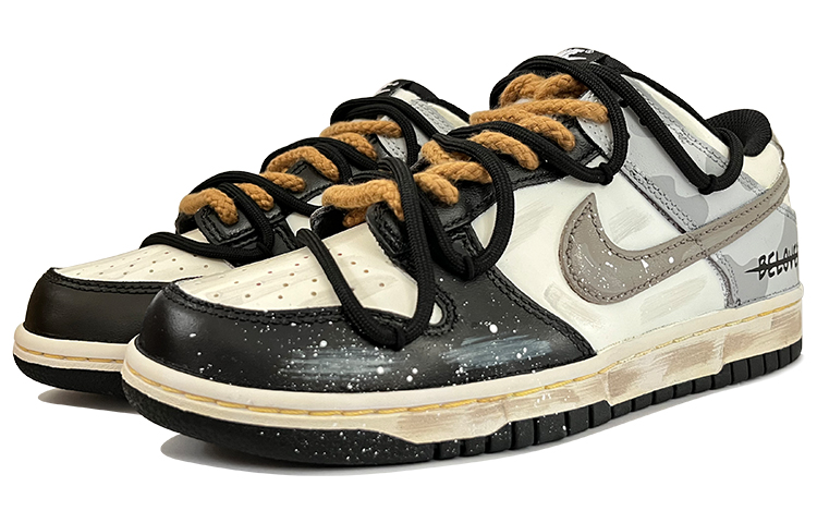 Shop 나이키 덩크 로우 '빈티지 스트릿룩 - 라이트 그레이' (59 characters) DD1391-100(Team114﹣男款废土街头）