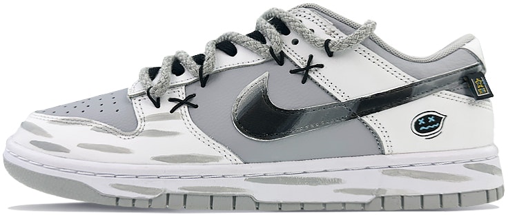 custom-shoes-nike-dunk-low-doomsday-grey-white