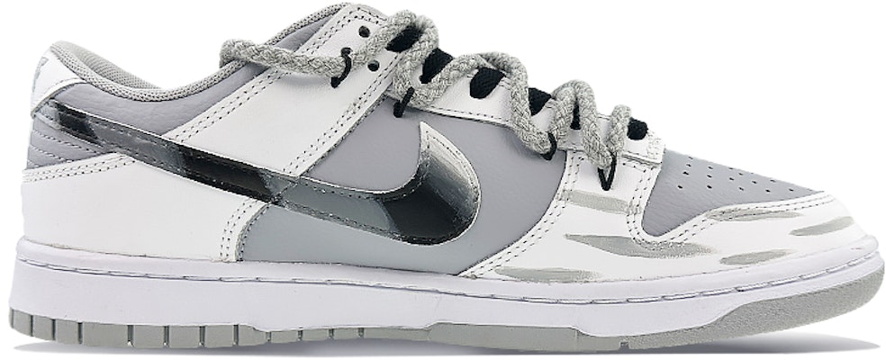 ナイキ ダンク LOW カスタム「終末の灰白」 (Nike Dunk LOW カスタム「終末の灰白」) DJ6188-003(Team40-男款世界末日灰白) Order ナイキ ダンク LOW カスタム「終末の灰白」 (Nike Dunk LOW カスタム「終末の灰白」) DJ6188-003(Team40-男款世界末日灰白)