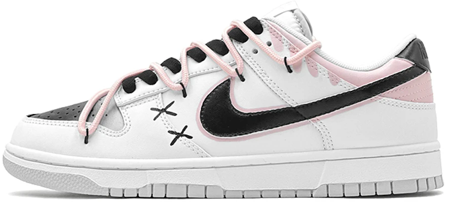 【定製球鞋】Nike Dunk Low 多巴胺搭配 黑粉雙勾 特別鞋盒 防滑耐磨 低筒 滑板鞋 男款 黑粉 Buy 【定製球鞋】Nike Dunk Low 多巴胺搭配 黑粉雙勾 特別鞋盒 防滑耐磨 低筒 滑板鞋 男款 黑粉