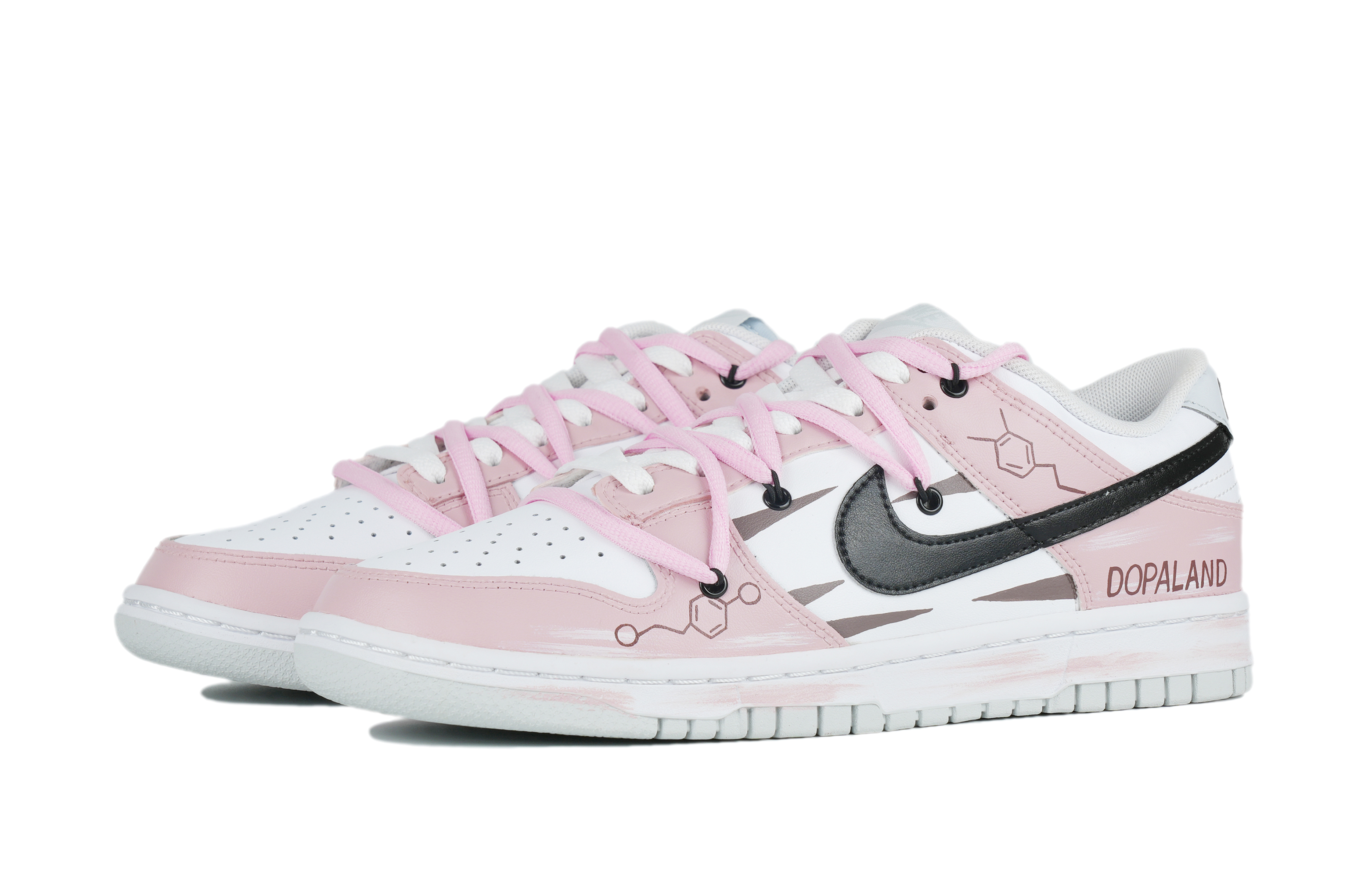 Shop Zapatillas Nike Dunk Low 'Dopamina Deconstruida - Platino Rosa Puro' DV0831-101(Team42-多巴胺男款粉白)