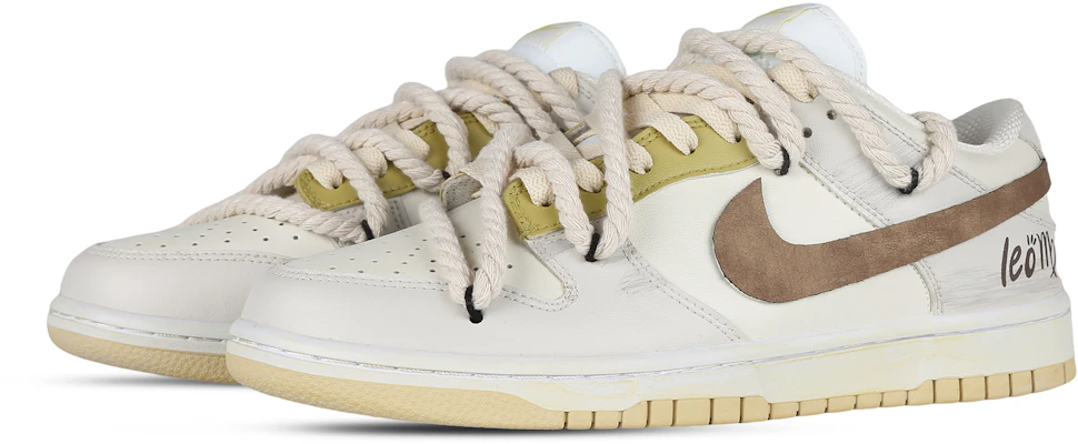 【客製化球鞋】Nike Dunk Low 獅子座 多巴胺搭配 星座系列 解構 低筒 板鞋 男款 米黃色 Lookbook 【客製化球鞋】Nike Dunk Low 獅子座 多巴胺搭配 星座系列 解構 低筒 板鞋 男款 米黃色