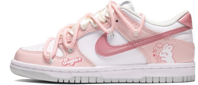 【定制球鞋】 Nike Dunk Low 多巴胺 芝芝桃桃 安慰兔舒適 百搭 低幫 板鞋 GS 粉白 Buy 【定制球鞋】 Nike Dunk Low 多巴胺 芝芝桃桃 安慰兔舒適 百搭 低幫 板鞋 GS 粉白