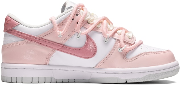 【定制球鞋】 Nike Dunk Low 多巴胺 芝芝桃桃 安慰兔舒適 百搭 低幫 板鞋 GS 粉白 Order 【定制球鞋】 Nike Dunk Low 多巴胺 芝芝桃桃 安慰兔舒適 百搭 低幫 板鞋 GS 粉白